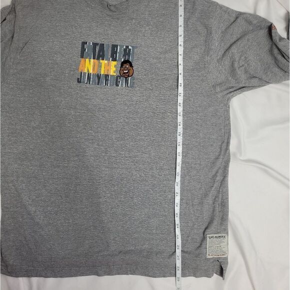 VINTAGE 90s/Y2K Fat Albert x Fubu gray long sleeve shirt XL - Picture 8 of 9